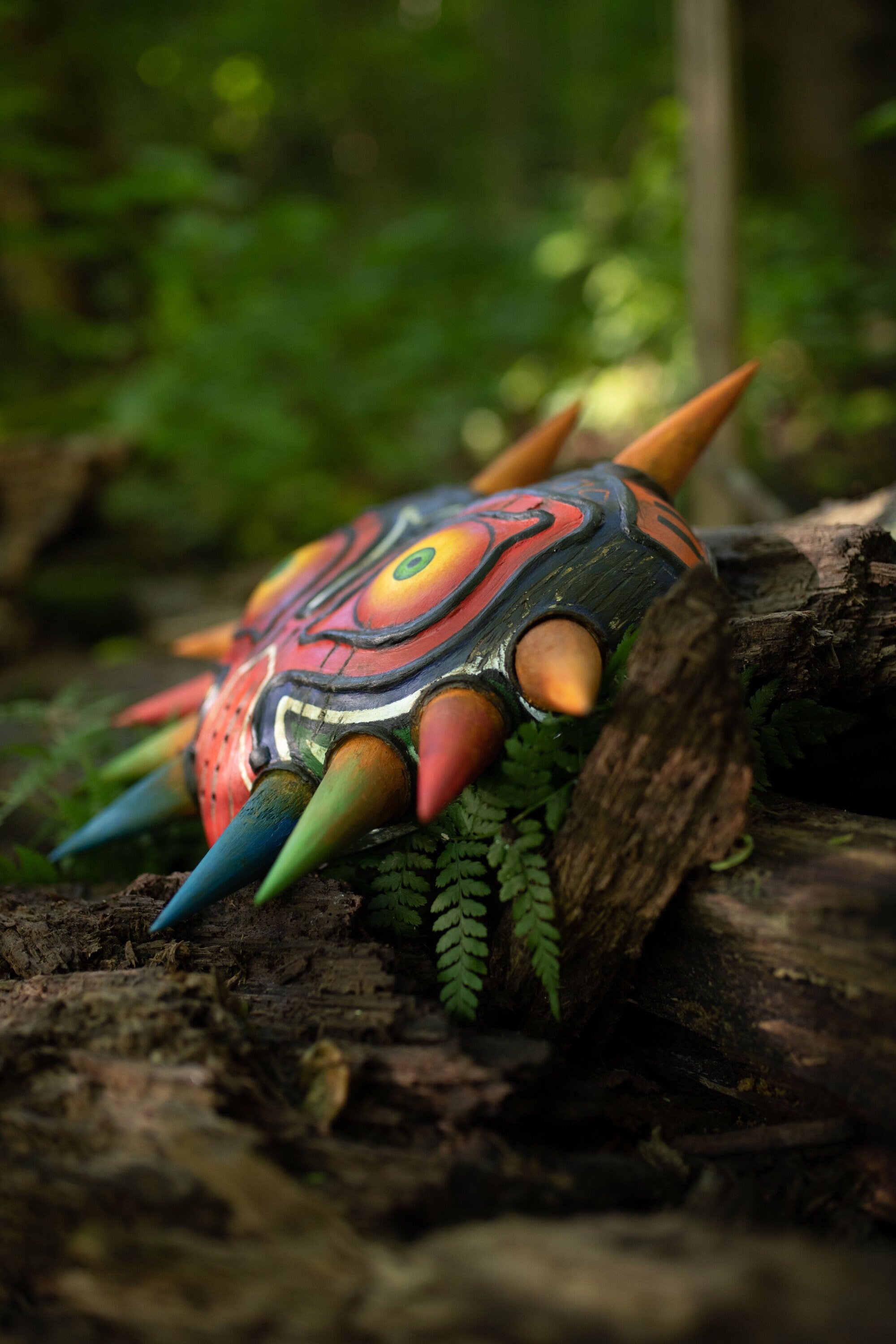 Majora's Mask Wooden Replica Hand Carved // The Legend of Zelda