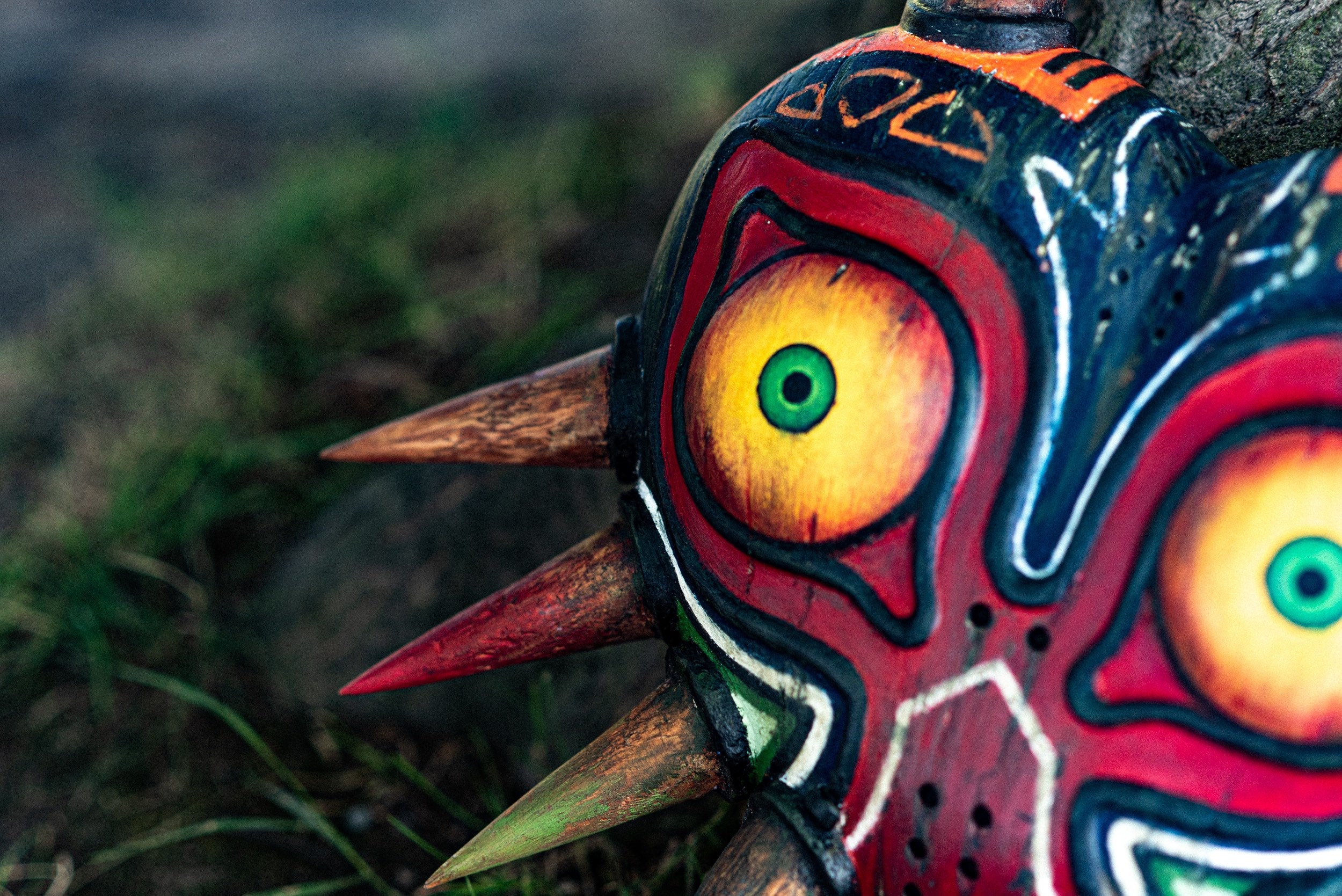 Majora's Mask Wooden Replica Hand Carved // The Legend of Zelda