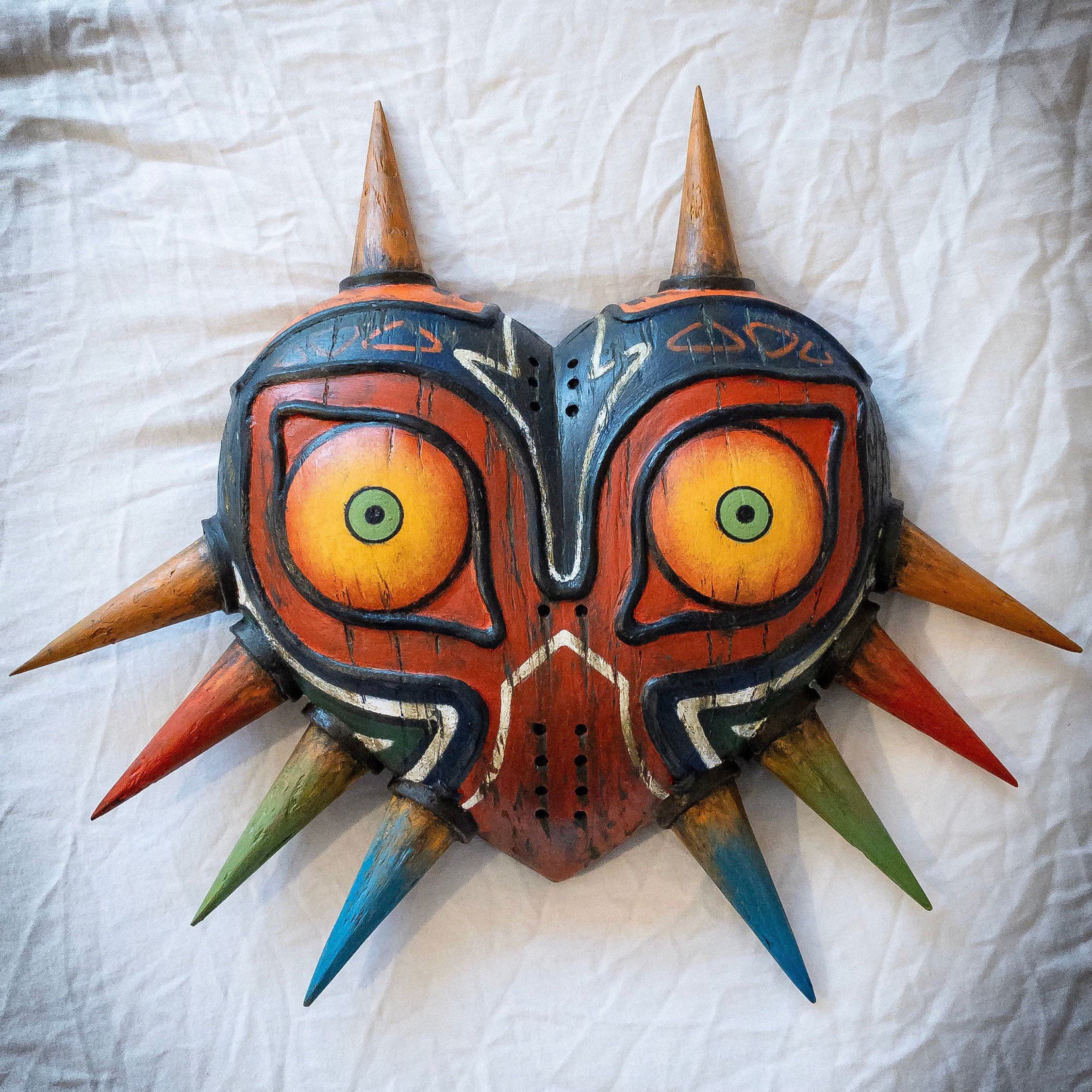 Majora's Mask Wooden Replica Hand Carved // The Legend of Zelda