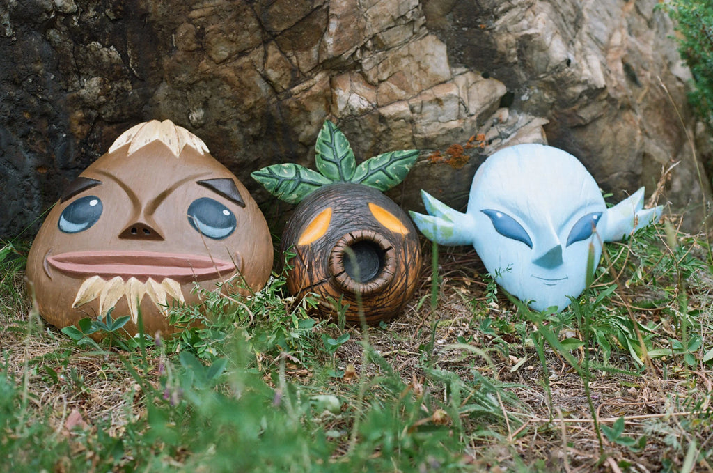 Hand Carved Wooden Transformation Masks: Deku, Goron, Zora & Majoras Mask bundle 