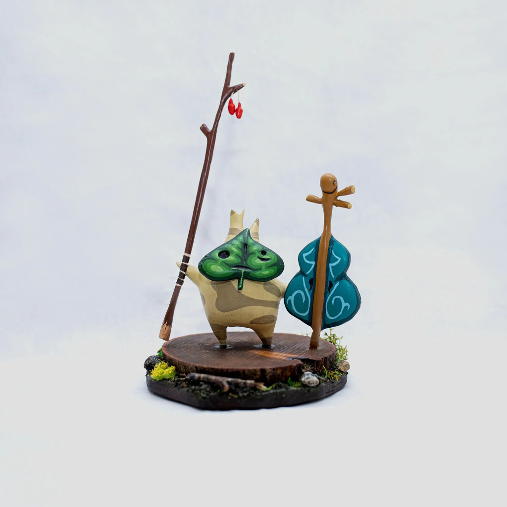 Wooden Korok Art Set // Handcarved Zelda Inspired (Pre-Order) Legend of Zanon