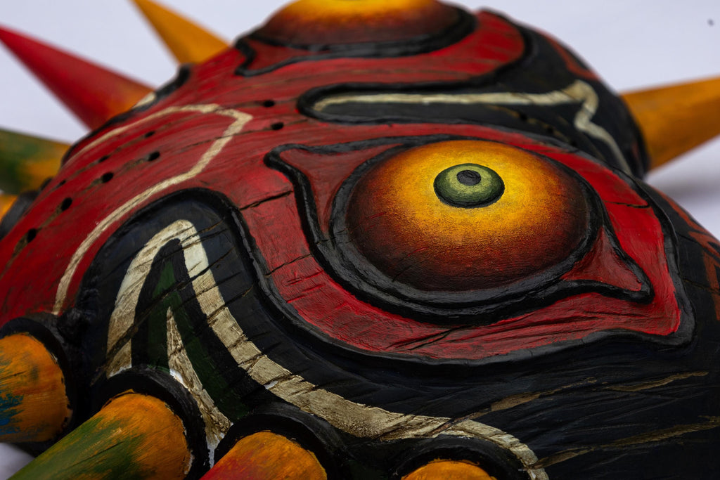 Handcarved Wooden Majora’s Mask // Zelda Inspired (Large Edition) Legend of Zanon