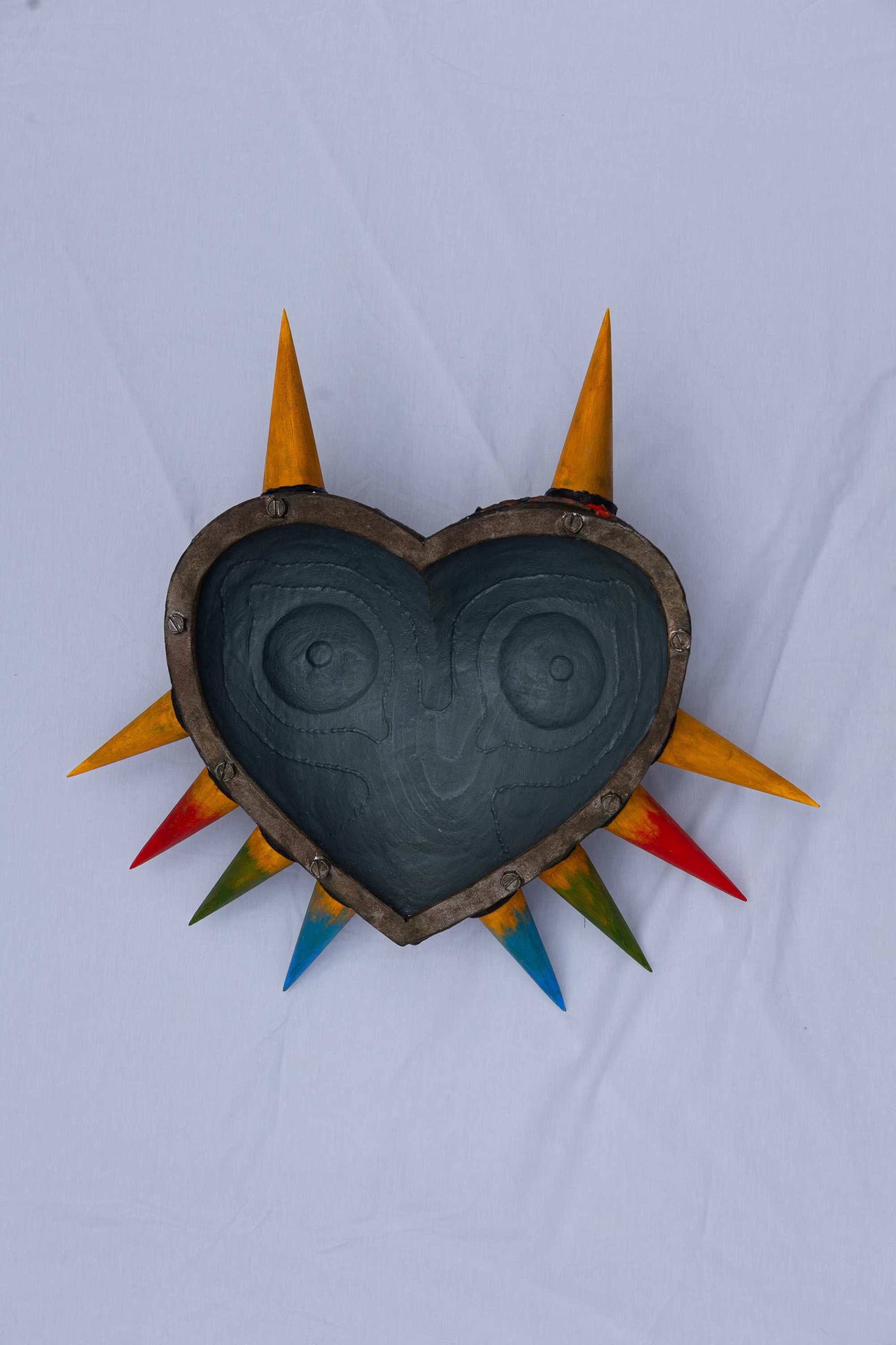 Handcarved Wooden Majora’s Mask // Zelda Inspired (Large Edition) Legend of Zanon